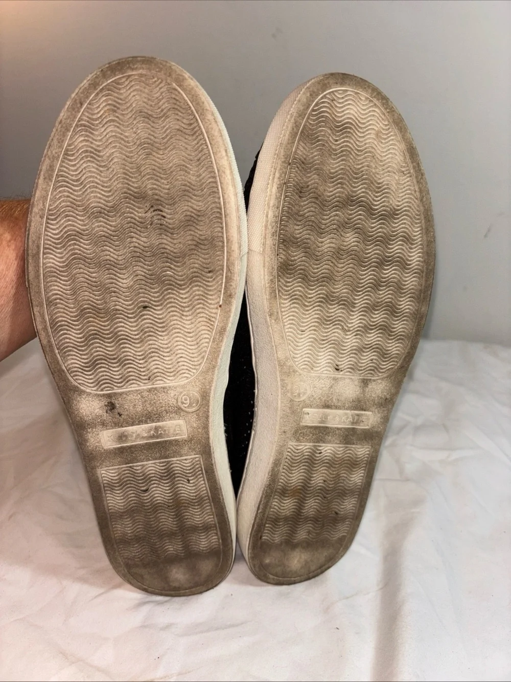 Kelly & Katie Men's Black Slip-On Knit Sneakers. 7/19